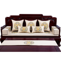 Mahogany sofa cushion new Chinese style sofa cushion furniture solid wood chair cushion Luohan bed cover sponge cushion customization