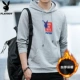 Áo len nam Playboy mùa thu và mùa đông nam cộng với áo len nhung ấm áp cho nam
