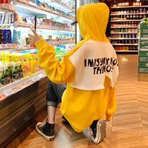 Sweater 2021 new female autumn Net red hooded loose Korean long sleeve top ins Super fire Joker coat tide