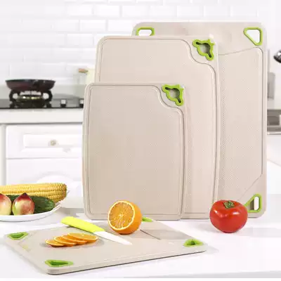 Wheat straw chopping board adhesive board chopping board plastic knife board household occupied board panel rice husk cutting board chopping board