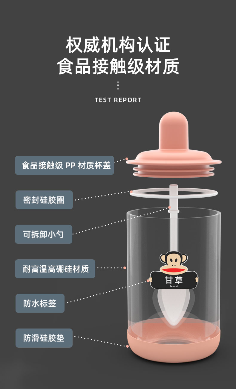 装盖勺一体调料罐 350ml*2只 图6
