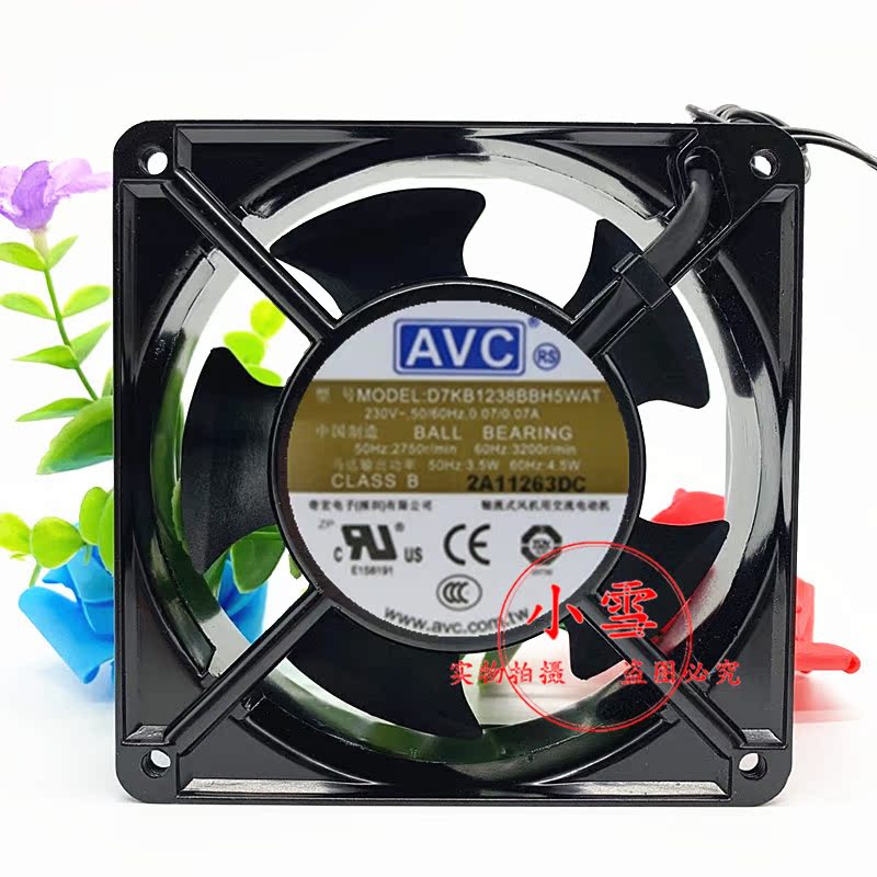 New AVC 12038 AC ventilator 220V D7KB1238BBH5WAT cabinet cooling fan