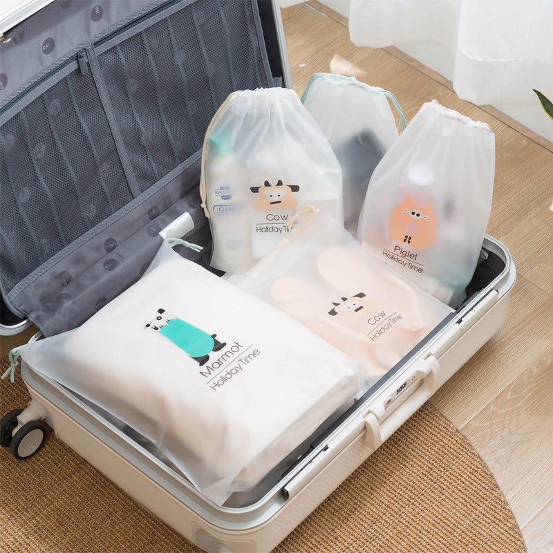 Travel package bag bag bag beam beam beam rope waterproof clothes underwear tourism sorting