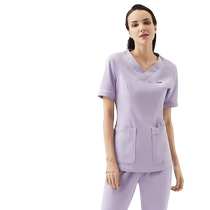 Medical and nurse uniforms scrub uniforms short-sleeved hand-washing suits custom logo surgical gowns oral dental beauty salon work clothes for women