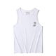 vest cotton mùa hè đơn giản không tay lỏng lẻo sinh viên T-shirt nam mới lỏng lớn cổng đang gió tròn cổ áo nhấn triều đáy