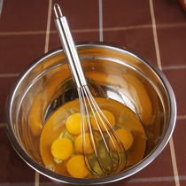 Stainless steel Whisk Mini Manual Whisk Cream Blender Kitchen gadget Egg baking Egg beating