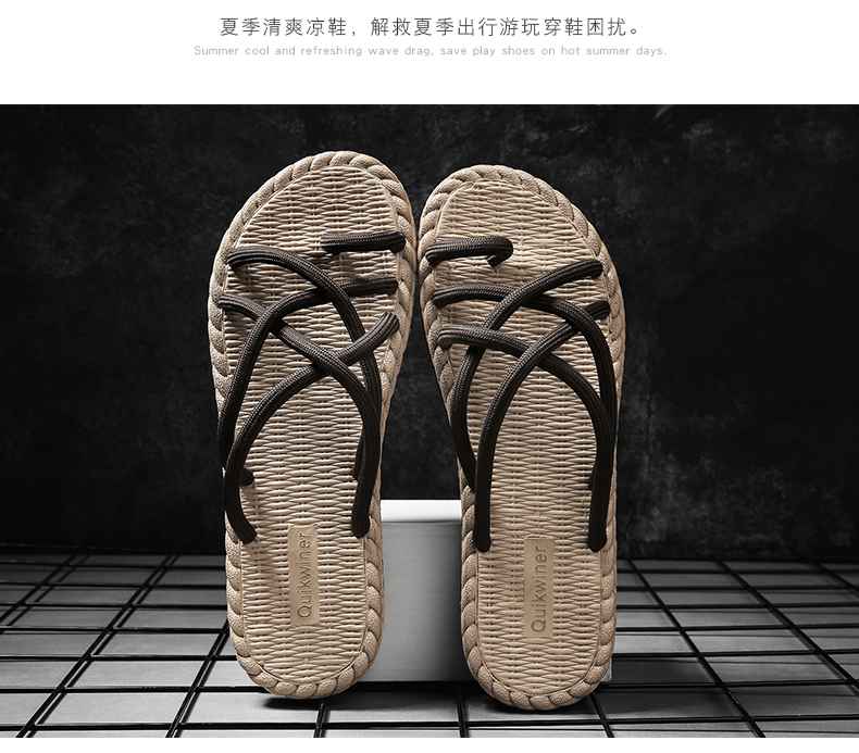Tongs homme en coton - Ref 3449645 Image 8