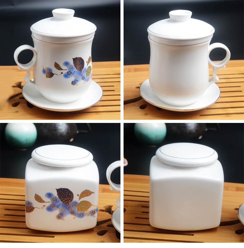 Xiang feng ceramic filtration separation with cover the tea cups cups kung fu tea cup with water glass tea pot