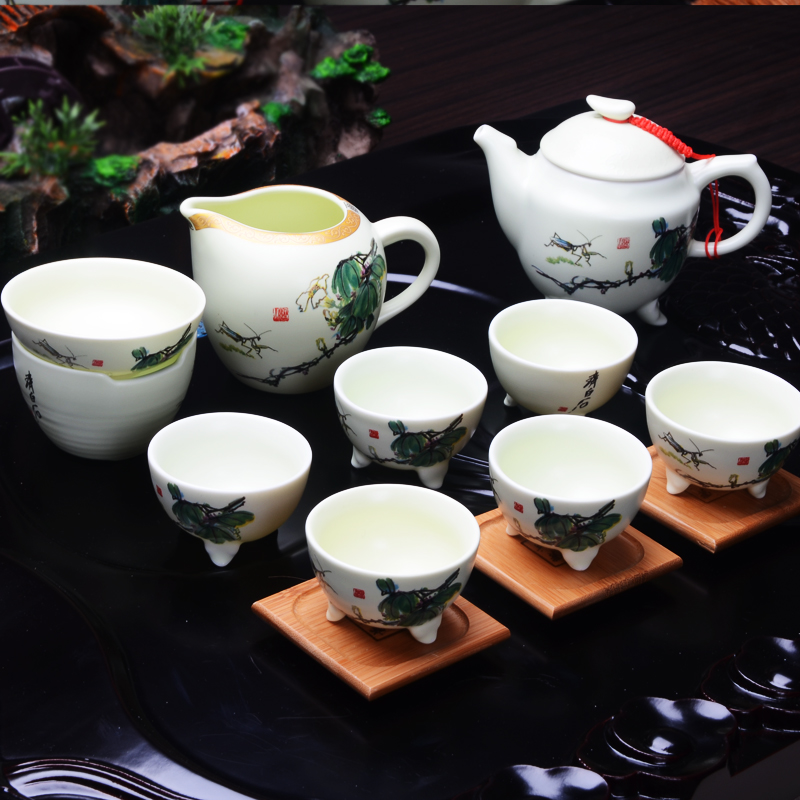 Xiang feng a complete set of tea set your up up ceramics kung fu tea tea ice to crack your up tea set