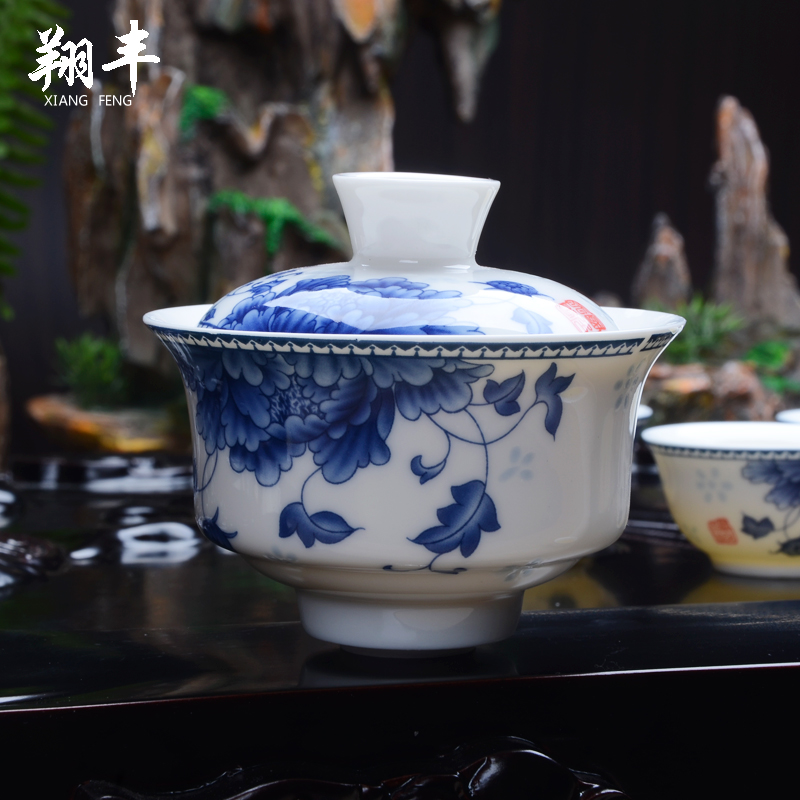 Xiang feng kung fu automatic tea set with ceramic celadon creative ice to crack your up of a complete set of tea art office