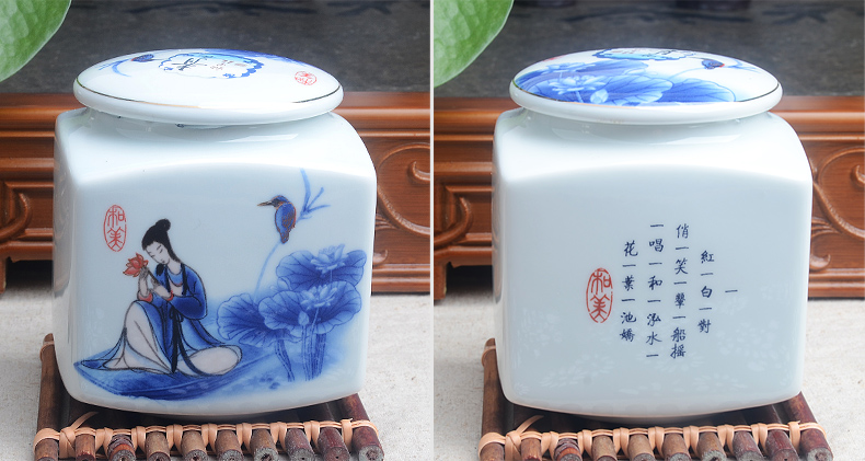 Xiang feng caddy fixings number dazhong jar airtight storage tanks by hand ceramic POTS tea boutique sealed as cans