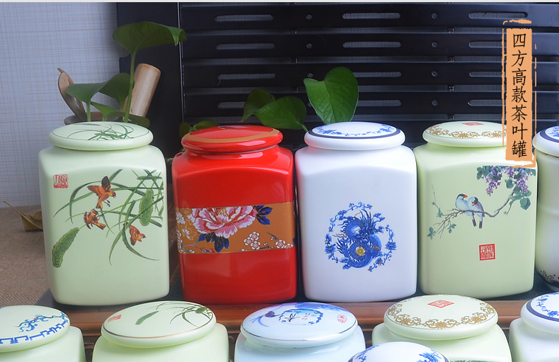 Xiang feng caddy fixings number dazhong jar airtight storage tanks by hand ceramic POTS tea boutique sealed as cans