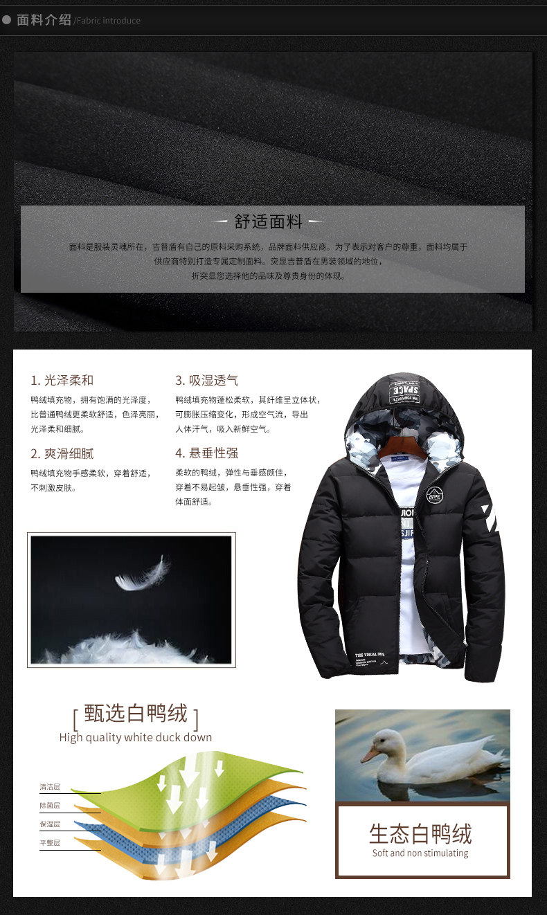 Blouson homme NIANJEEP    en Polyester - Ref 3122602 Image 10