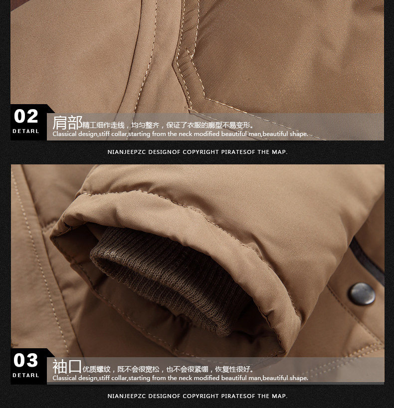 Blouson homme NIANJEEP    en Polyester - Ref 3121725 Image 24