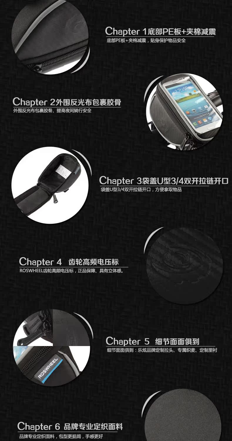 Sacoche pour vélo mixte ROSWHEEL - Ref 2216131 Image 15