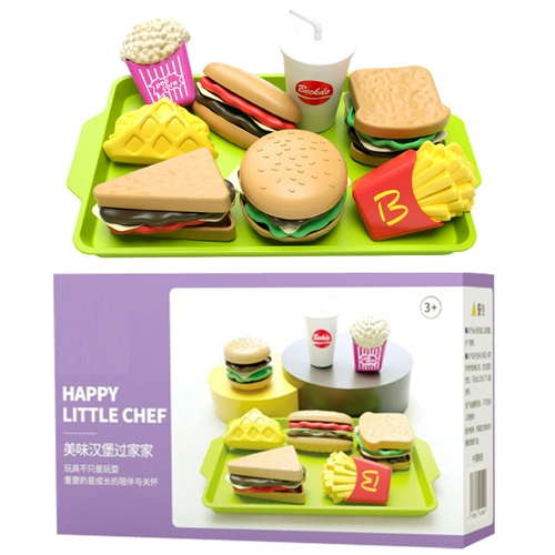 Детская семейная реалистичная игрушка, комплект для детского сада, хлеб, кола