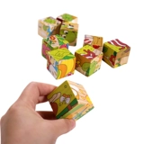 Деревянная головоломка, трехмерный деревянный конструктор, интеллектуальная игрушка для раннего возраста, в 3d формате, 3-4-5-6 лет