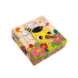 Деревянная головоломка, трехмерный деревянный конструктор, интеллектуальная игрушка для раннего возраста, в 3d формате, 3-4-5-6 лет