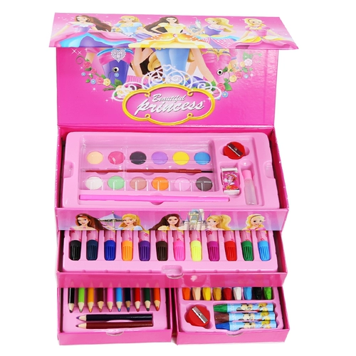 Кисть, обучающий комплект, детская акварель, раскраска, карандаш, художественные мелки