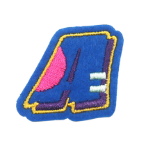 Computer embroidered badge armband badge cloth sticker customized company LOGO school badge logo embroidery woven label color printing customized