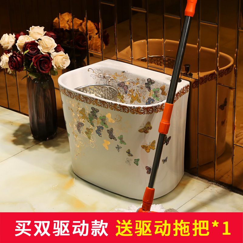 Gold cellnique balcony for wash the mop pool ceramic mop pool to mop basin small mop pool large mop pool