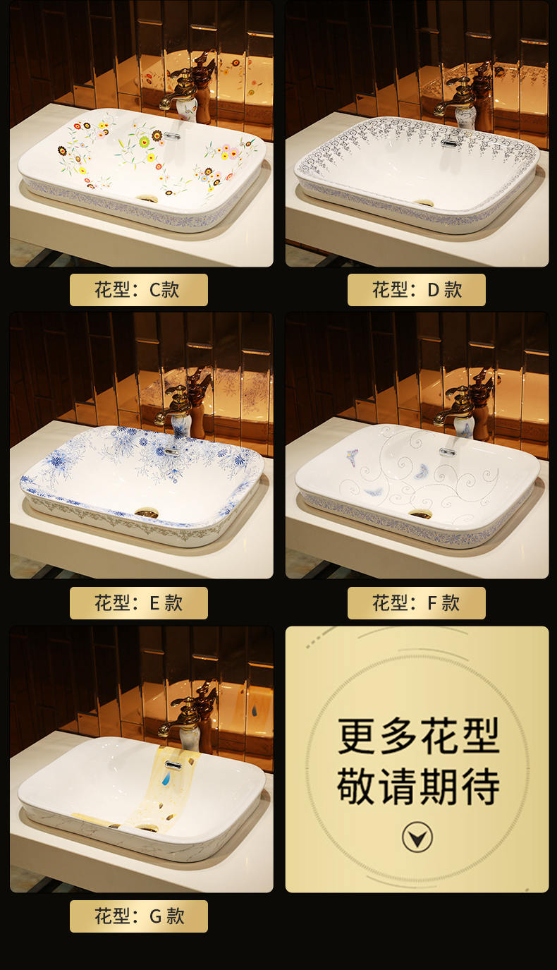 Chinese rural ceramic half embedded in taichung basin sinks single household basin basin sink basin on stage