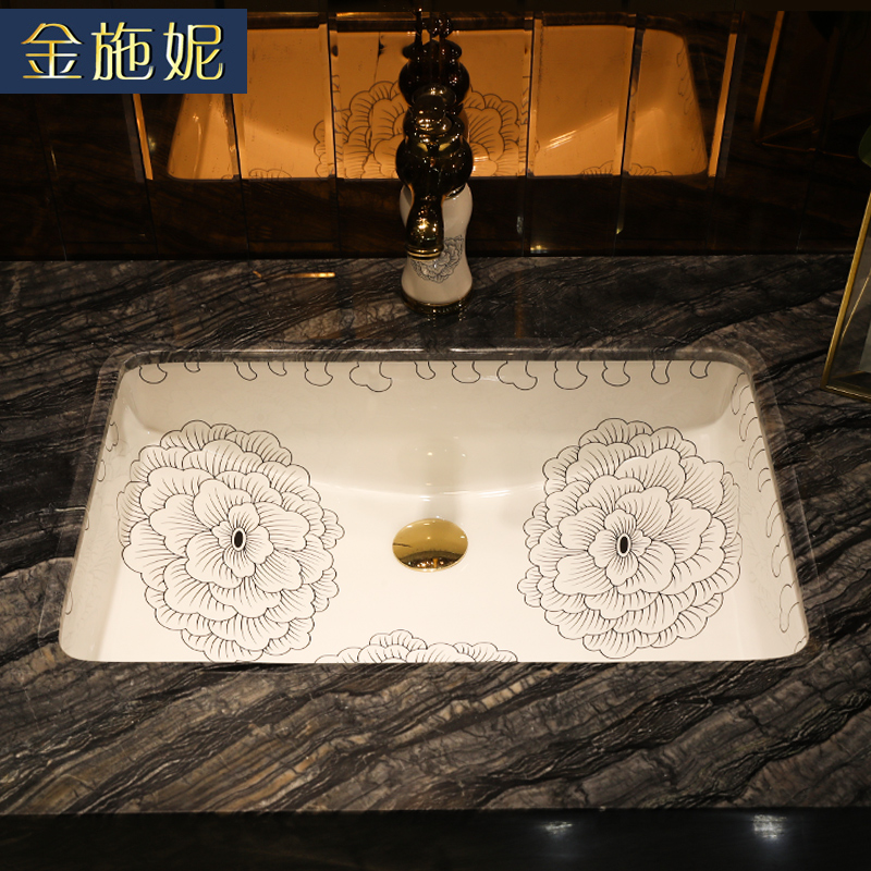 Art ceramic undercounter square embedded balcony sink size more toilet lavatory basin that wash a face