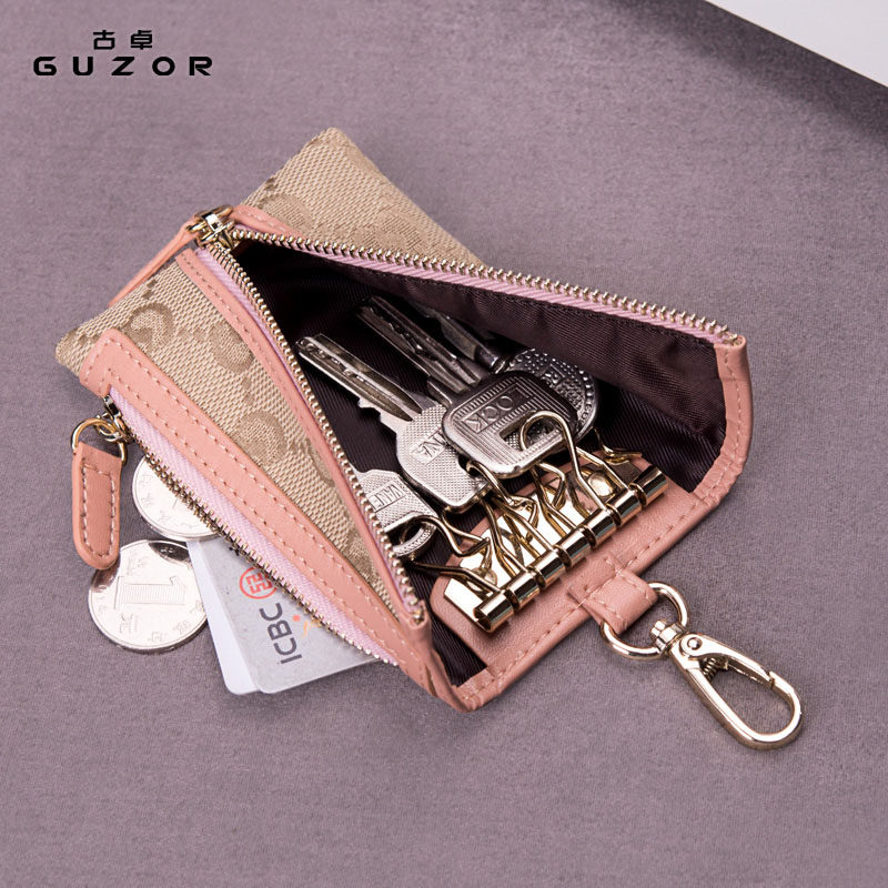 Multifunctional net red key bag female small mini ladies cute large capacity handmade car pull-out type compact simplicity