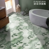 法帝莎 Северно -зеленое растение маленькое цветок лысый балкон настенный кирпич срезы кирпич арт антикварная плит