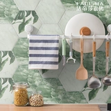 法帝莎 Северно -зеленое растение маленькое цветок лысый балкон настенный кирпич срезы кирпич арт антикварная плит