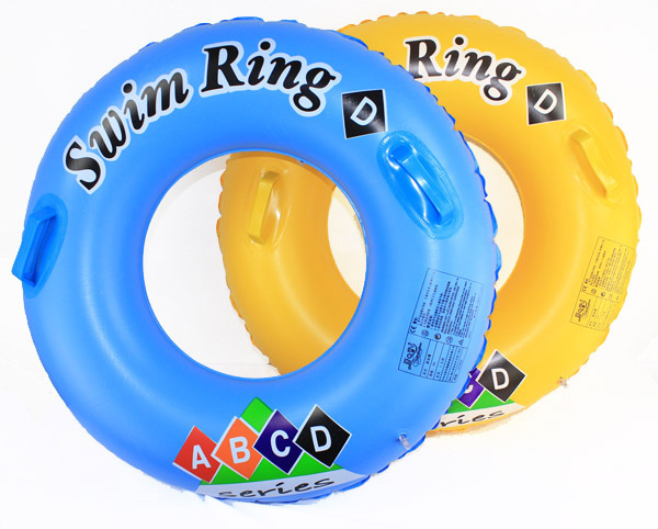 Adult 90CM swim ring with handle to increase the thickening AB swimming ring for sitting lap floating ribs