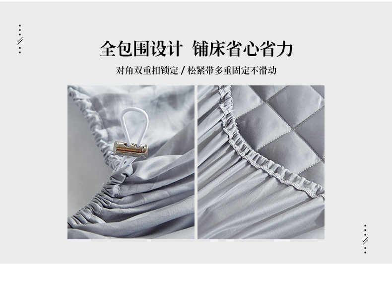 Li một mảnh thấm nước ngăn đái dầm dày bông bông khăn trải giường bao gồm tất cả mùa xuân nệm bìa bảo vệ bụi - Trang bị Covers 	ga giường bo chun
