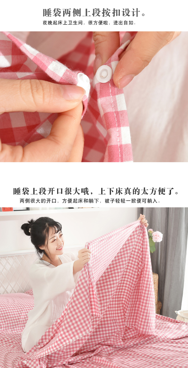 Rửa bông du lịch túi ngủ người lớn cotton ánh sáng di động khách sạn khách sạn du lịch giường bẩn sheets người đôi