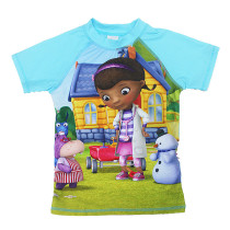 Tail goods processing export brand tail goods swimsuit Children Baby T-shirt shirt short sleeve swimsuit