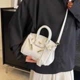 Платиновая вязаная сумка ручной работы, набор материалов, сумка на одно плечо для друга, связать своими руками, подарок для девушки