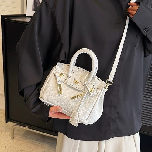 Платиновая вязаная сумка ручной работы, набор материалов, сумка на одно плечо для друга, связать своими руками, подарок для девушки