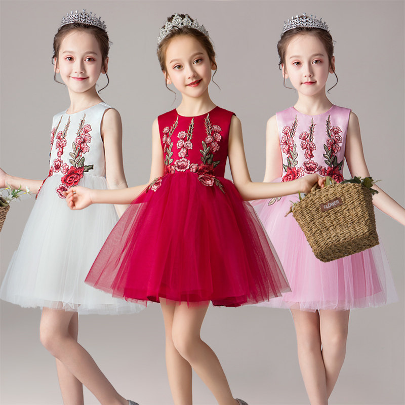 61 children acting out of the girl's princess skirts primary school children's choral competition Dance skirts autumn and winter recital performance costumes