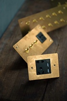 Endurance and Freedom Brass Switch Retro Switch Type 86 Can undertake customized switches for hotels and B&Bs