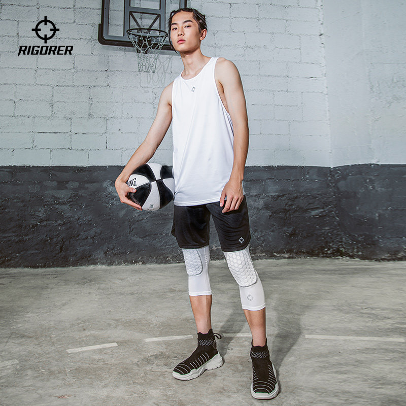 Professional sports basketball protective equipment Men's and women's knee meniscus running fitness summer thin section protective equipment