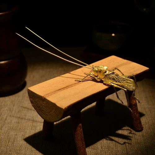 Чистая медная трава чай PET Pure Медные листья дерева и кузнечик чай набор