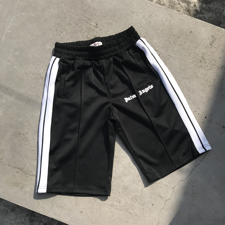 BlackSA home self-control   INS Chaopai Palm   An * * ls Three bars leisure time Retro Campus style motion PA shorts