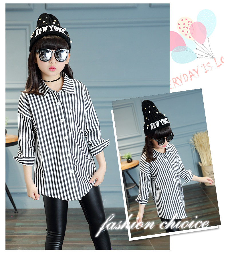 Chemise fille à manche longue - Ref 2086387 Image 15