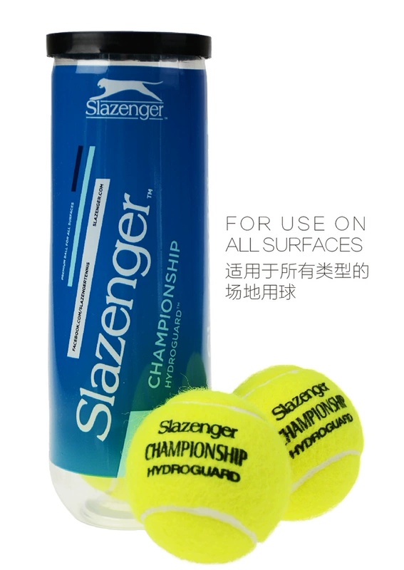 Slazenger Schlesinger nhựa lon tennis Wimbledon độ đàn hồi cao cạnh tranh bóng thực hành bóng 3 ống