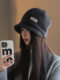 Rich cabinet hat brim pile hat women's autumn and winter versatile face-showing postpartum confinement hat Baotou Japanese duck tongue cold hat