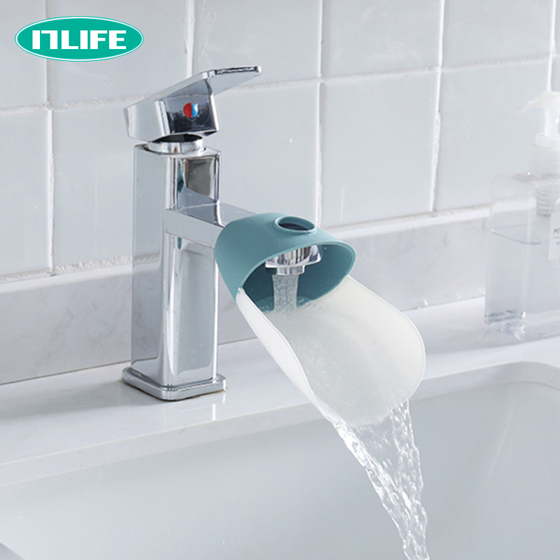 Tap Extender Child Baby Dragon Head Extender Lengthened Water Nozzle Wash Splash Anti-Splash Silicone Water Jacket Mouth