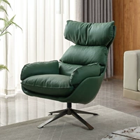 Поворотный легкий роскошный кожаный диван-кресло Nordic