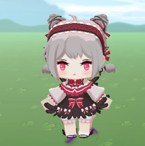 Game mini world skin dress up black and white swan Odette permanently activated