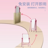 Детская магнитная двусторонная доска для рисования, трубка для домашнего использования, стираемая раскраска для письма, обучение, граффити