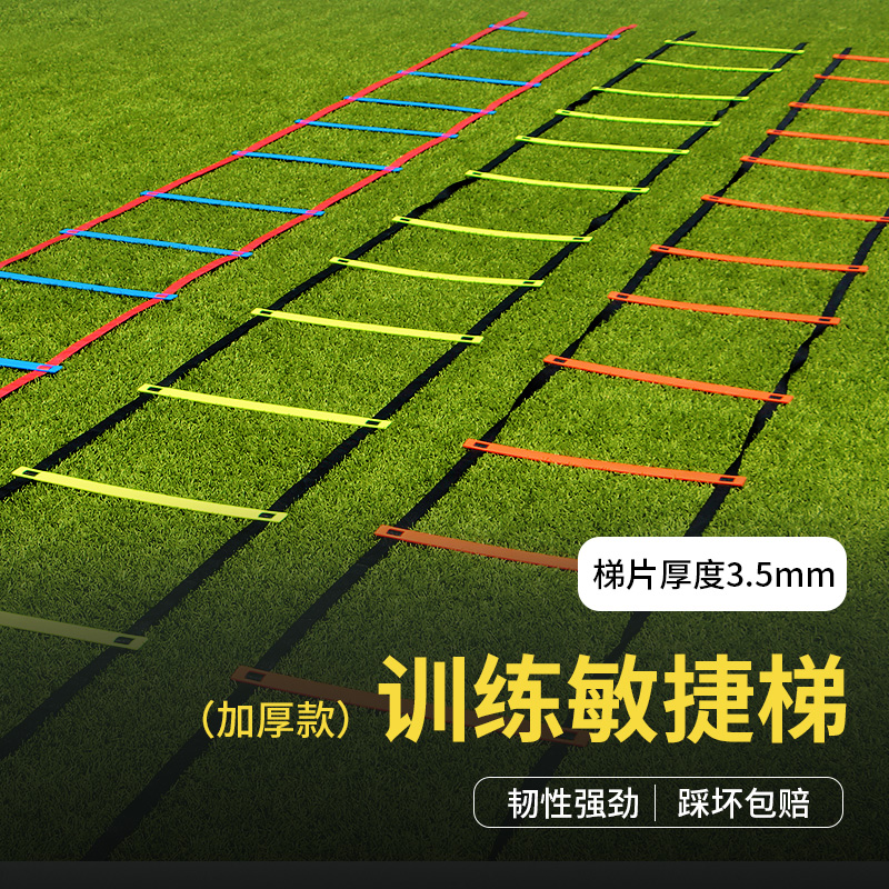 Agile Ladder Basketball Training Bounce Grid Rope Ladder Coordinated Physical Pace Soft Ladder Taekwondo Soccer Equipment Assist
