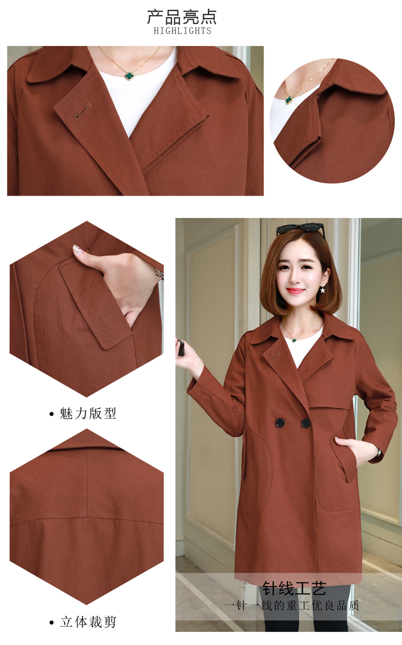 Trench pour femme      en Coton en Coton - Ref 3226400 Image 8